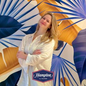 Hampton's new sales manager Tatyana